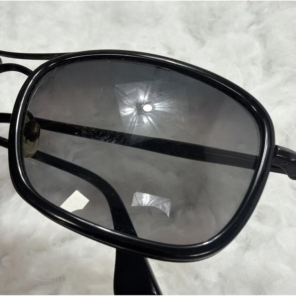 MAUI JIM Following Seas Titanium Sunglasses Mens Black Polarized Minor Flaws**